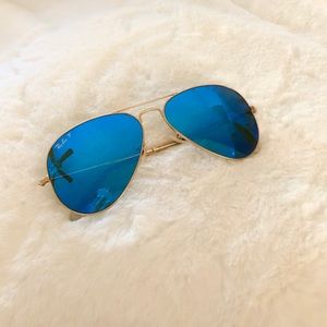 Blue Aviator Ray-Ban Sunglasses (polarized)